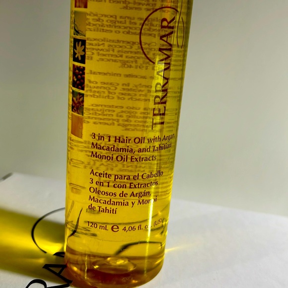 Terramar Other - 3 in 1 hair oil with Argan, Macadamia and Tahitian Monoi Oil Extracts.